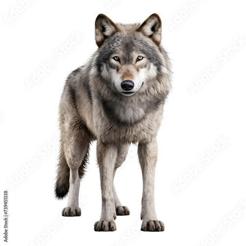 wolf isolated on white background © Buse