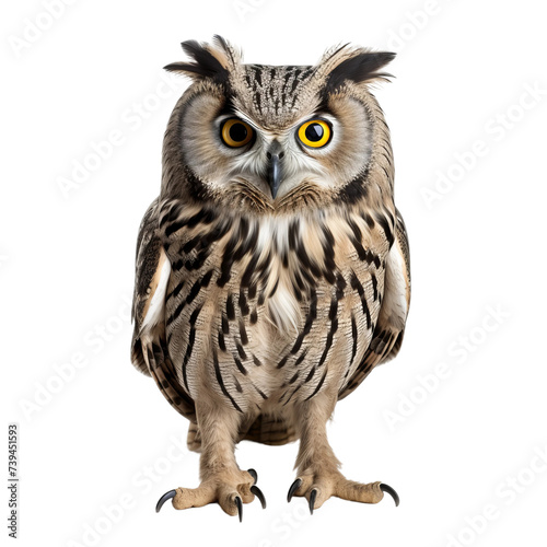 owl isolated on white © Buse