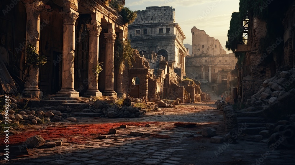 Fototapeta premium Ancient Rome AI