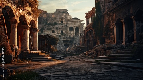 Ancient Rome AI photo