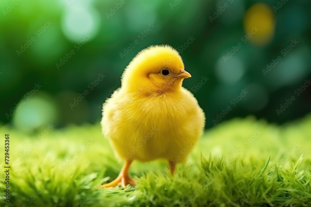 Yellow Little Baby Bird