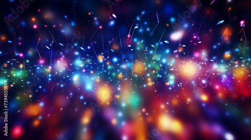 Abstract background, multicolour lights