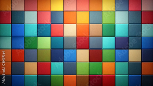 colorful abstract art illustration background. block colors art style, colorful, beautiful, simple and attractive. amazing imagination.