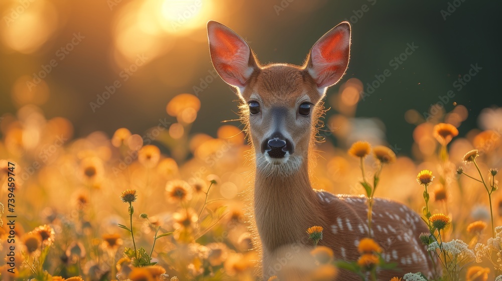 Deer in the woods Deer in the woods