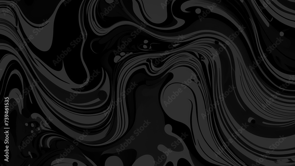 Black Wave abstract wallpaper. Dark background for any kind of graphic design work, Black sleek and dynamic design, deep black evokes a sense of mystery and sophistication, Dark abstract Wallpaper Black Wave abstract wallpaper. Dark background for any kind of graphic design work, Black sleek and dynamic design, deep black evokes a sense of mystery and sophistication, Dark abstract Wallpaper