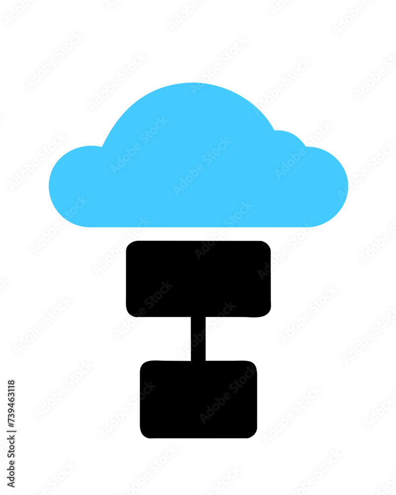 Cloud Drive Storage Icon: Representing Cloud-Based Storage Solutions Cloud Drive Storage Icon: Representing Cloud-Based Storage Solutions