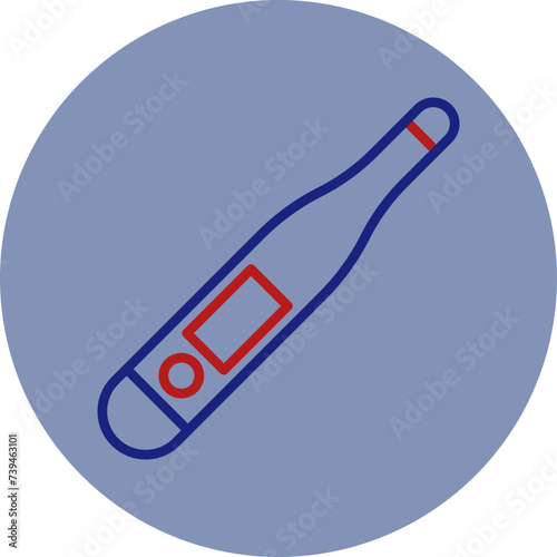Thermometer Line Two Circle Icon © Haris