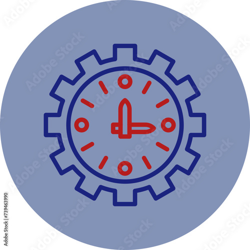 Present Line Two Circle Icon