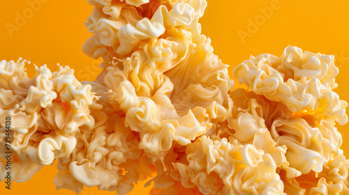 Cinemas favorite snack: Popcorn overflows, inviting a taste of the movies with its irresistible aroma and crunchy texture