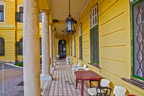 Building of the Karolyi Castle in Nagymagocs photo