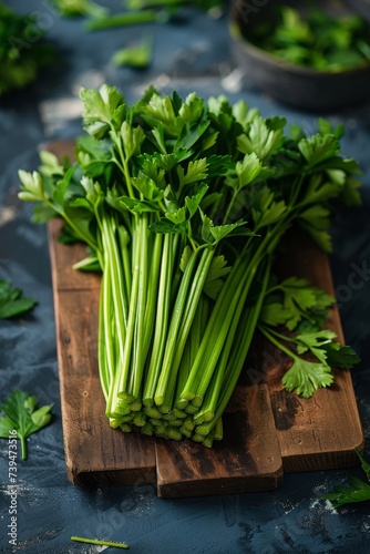 the seasonal beauty of cilantro parsley photo