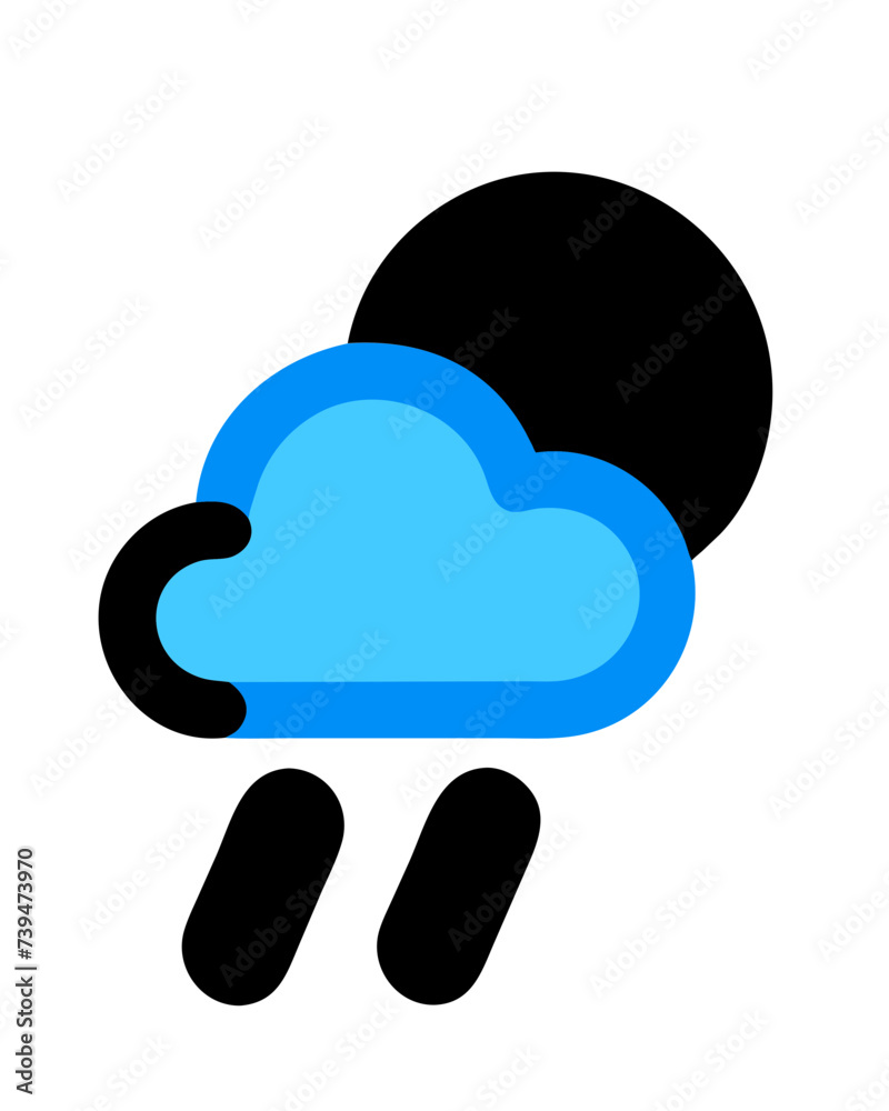 Weather Icon: Forecast Clouds, Sunny Day, Snowflakes, Wind, and Sun Day. Weather Icon: Forecast Clouds, Sunny Day, Snowflakes, Wind, and Sun Day.