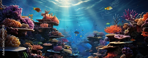 underwater sea scape