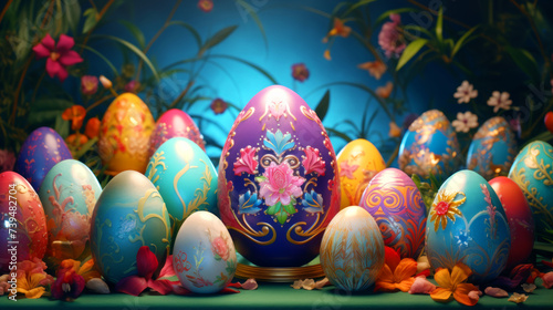 A mesmerizing display of Easter eggs