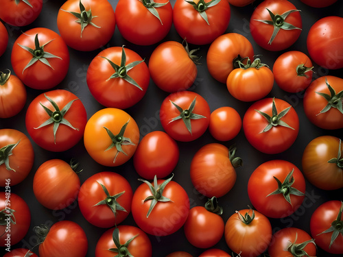 Crafting a Captivating Portrait of Vibrant Tomato Bounty