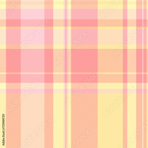 Check background tartan of texture fabric seamless with a vector plaid pattern textile.