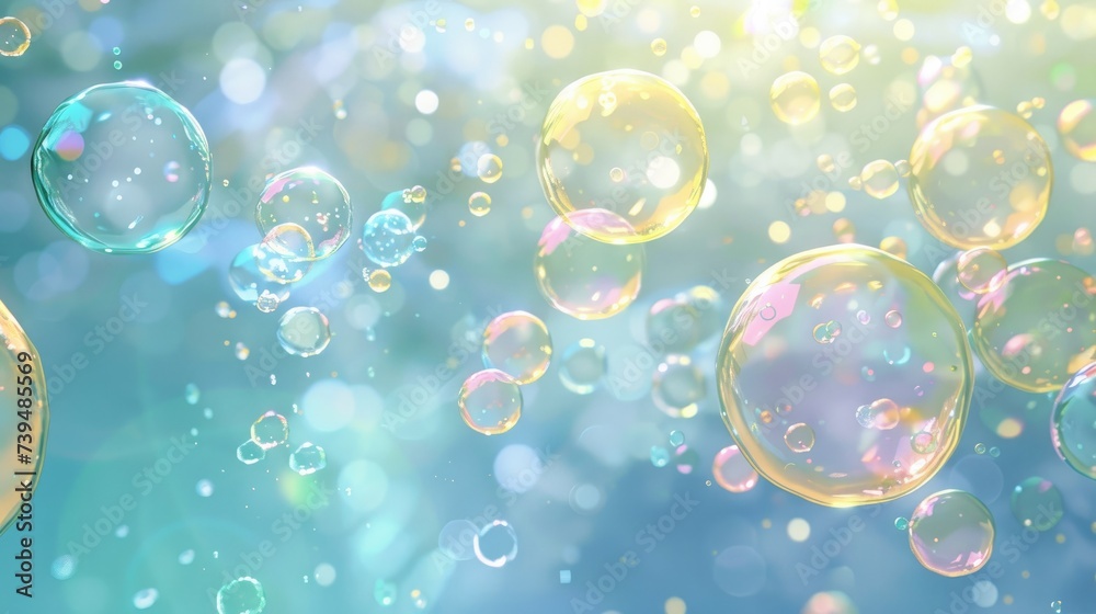 Soap bubble texture, pattern, background Generative AI Soap bubble texture, pattern, background Generative AI