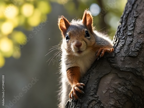 Portrait eines Eichhörnchens © pit24