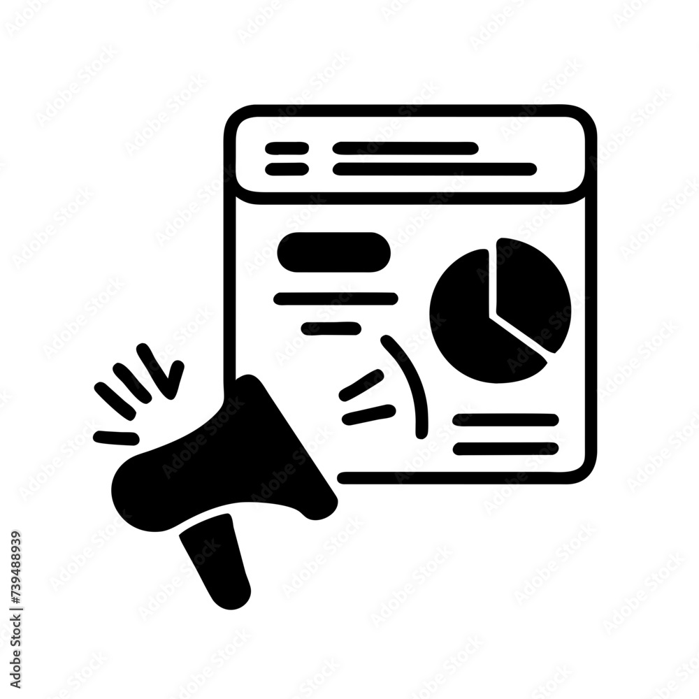Megaphone Icon: Loudspeaker Vector Sign for Shout Announcements, Isolated on White Background - Perfect for Public Announcement. Megaphone Icon: Loudspeaker Vector Sign for Shout Announcements, Isolated on White Background - Perfect for Public Announcement.