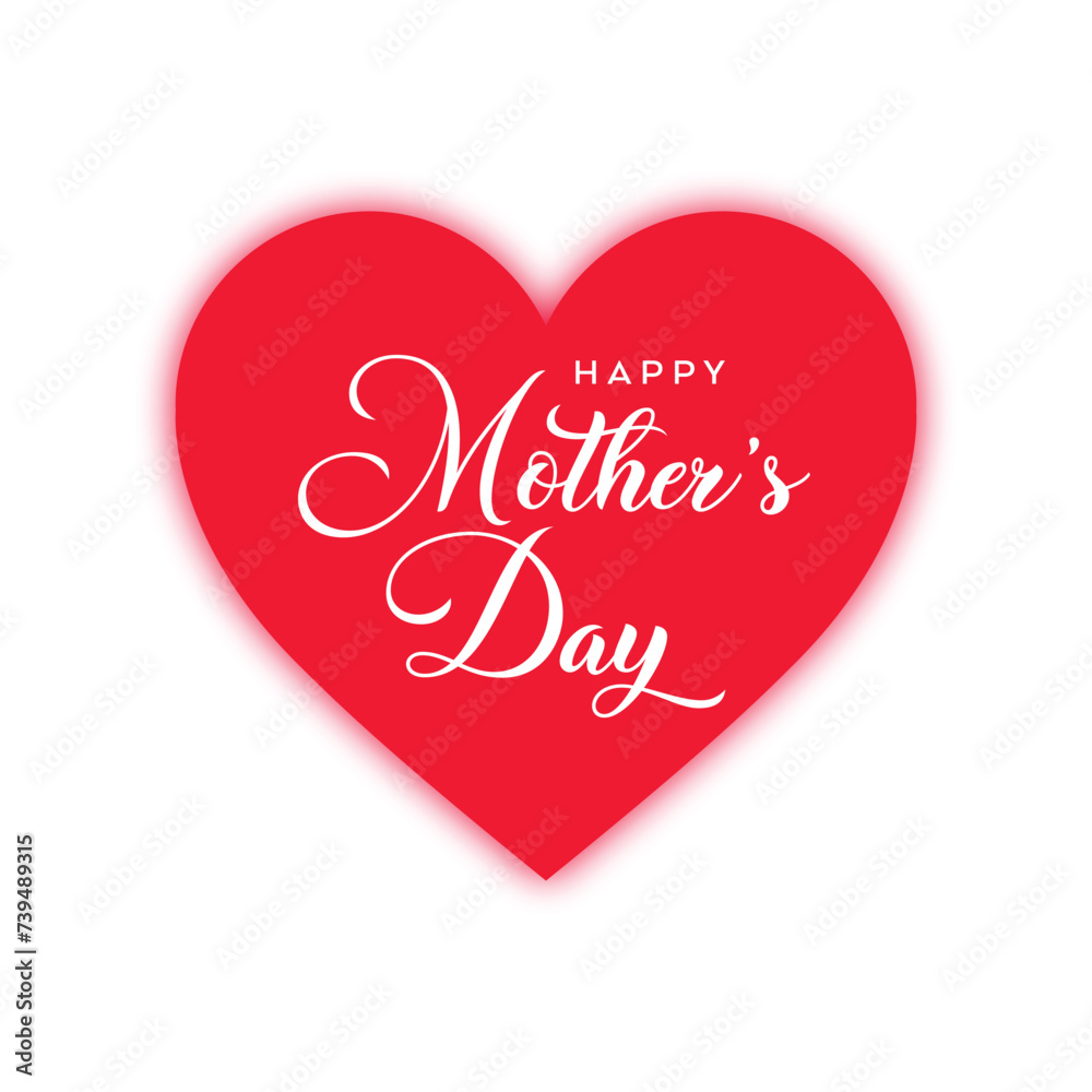 Vector happy mother day hand lettering design calligraphy vector