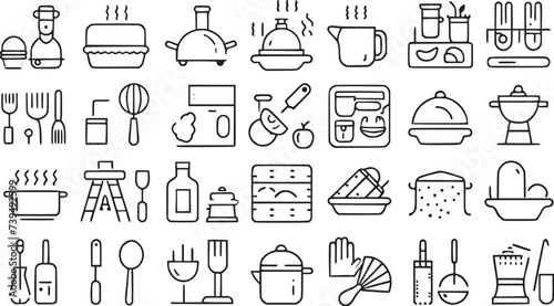 Coocking Kitchen vector collections. 