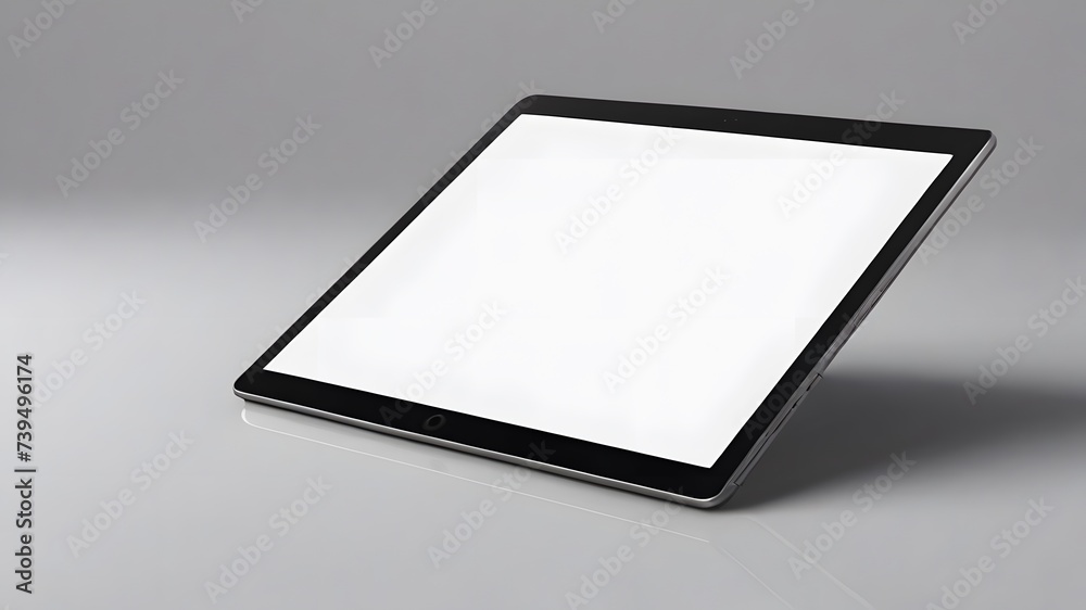 Blank tablet screen mockup Blank tablet screen mockup