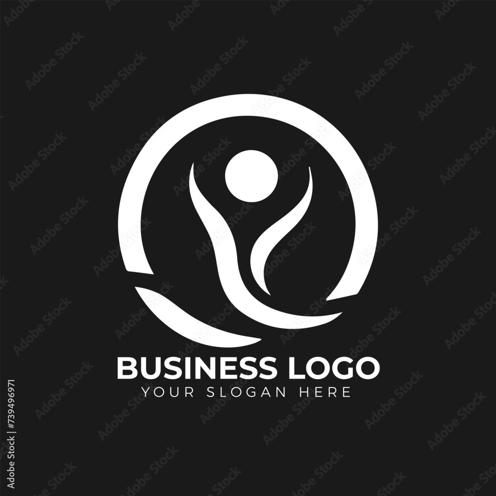 Obraz premium Vector minimal company logo design vector file 
