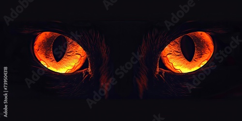 ðŸ”¥âœ¨ Mesmerizing Glow: Orange Cat Eyes in the Dark! ðŸ¾ðŸŒ‘  GlowInTheDark  CatEyesMagic  VisualArt ðŸ’«ðŸŽ¥ ©  Photography Magic