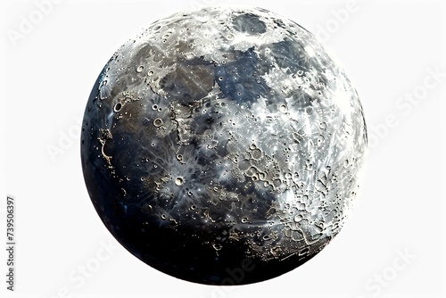moon for decoration project Transparent background. generative AI
 photo