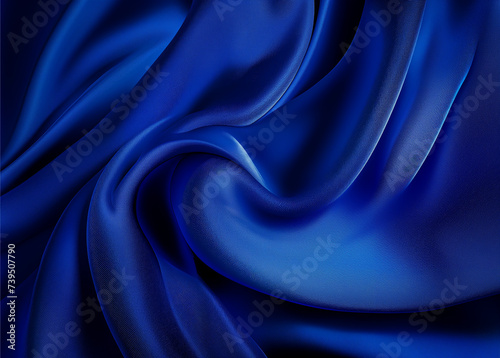 Close up of some sort of dark blue colour fabric background