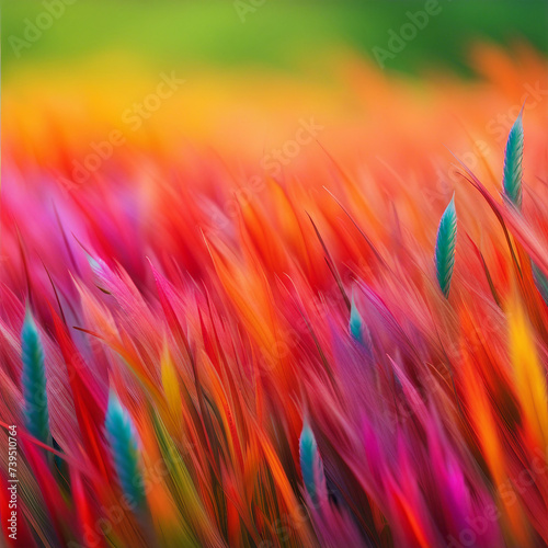 colorful grass illustration background