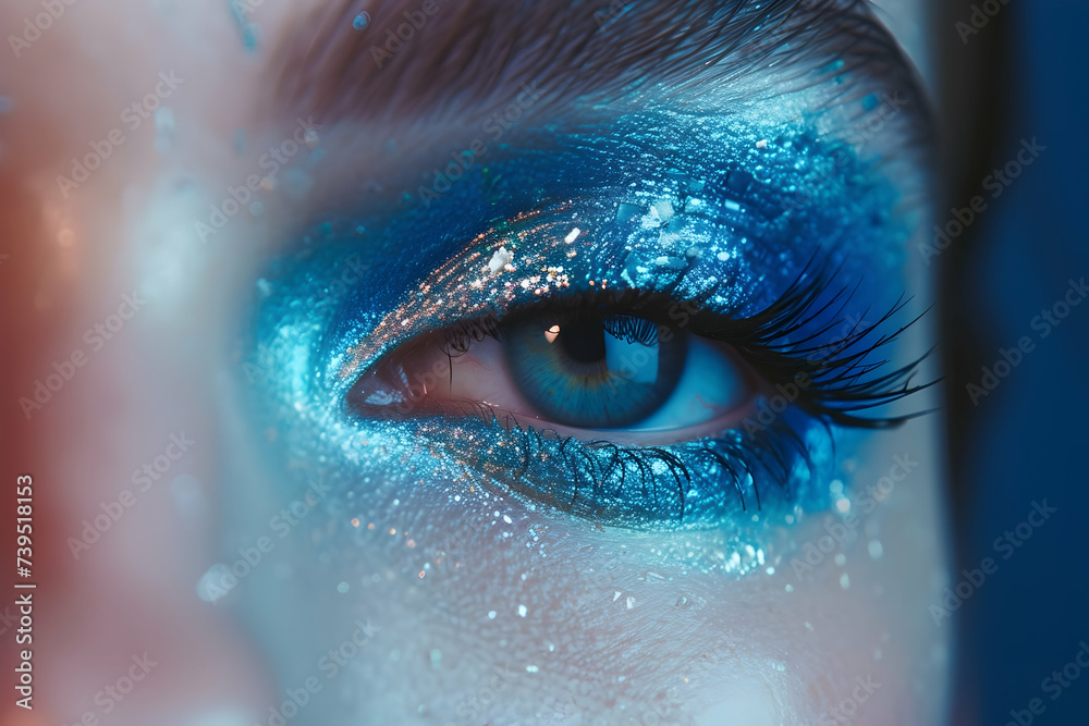 Light Blue Prom Makeup - Elegant Aqua Aesthetic for a Stunning Look