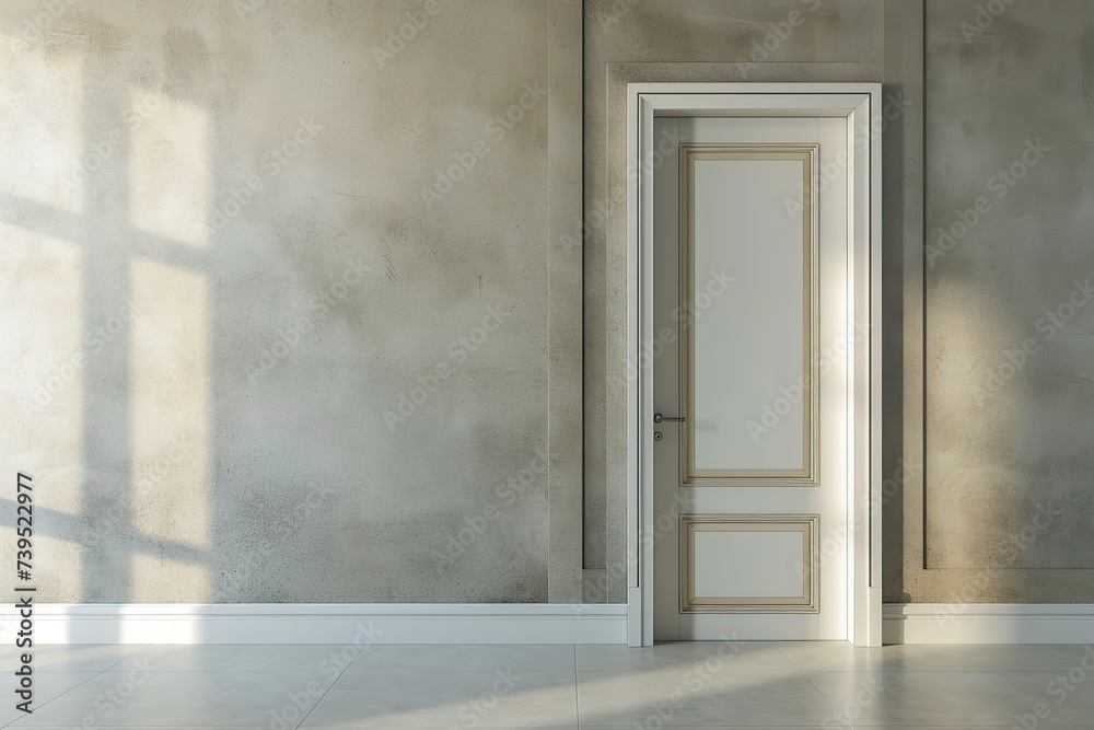 Stylish interior of modern door Stylish interior of modern door