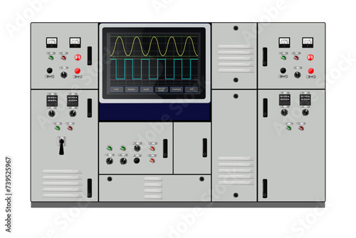 Control Panel. Production control panel and control of computer devices. Touchpad