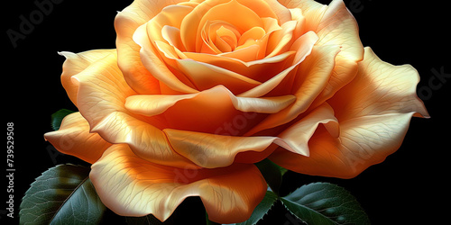 An amazing rose, with a soft, velvet touch of petals, like a gentle sigh of lo photo