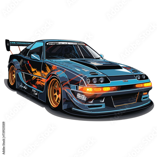 Street Racing Sticker Design Ultra