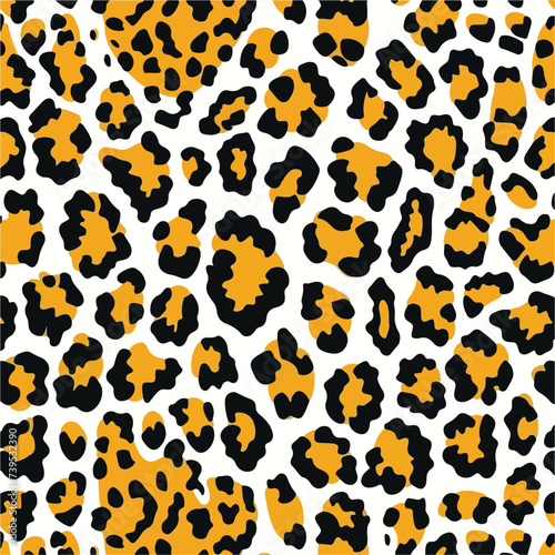 Texture of print fabric stripes leopard for backg