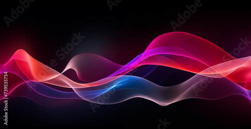 abstract smoke waves background © HMCK