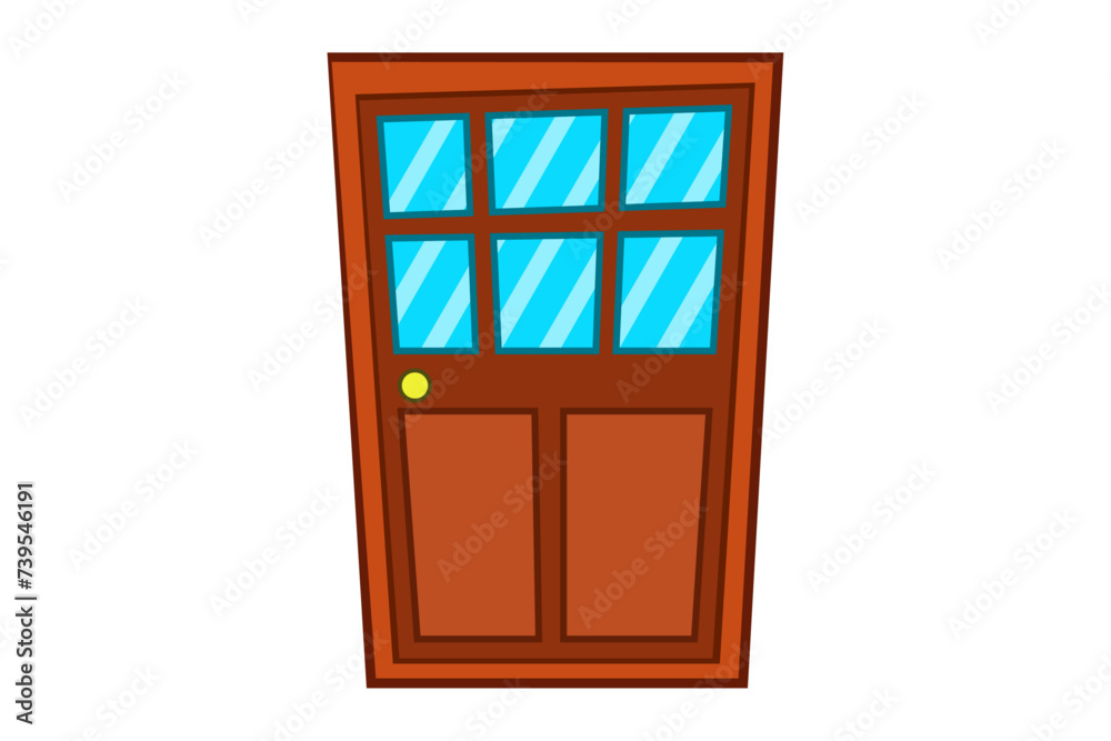 door with window door with window