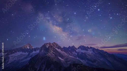 Celestial Marvels: Capturing Italy's Mountains Under a Starlit Sky
