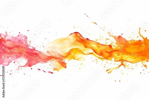 red and yellow splashes