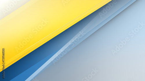 Background in blue, yellow and gray