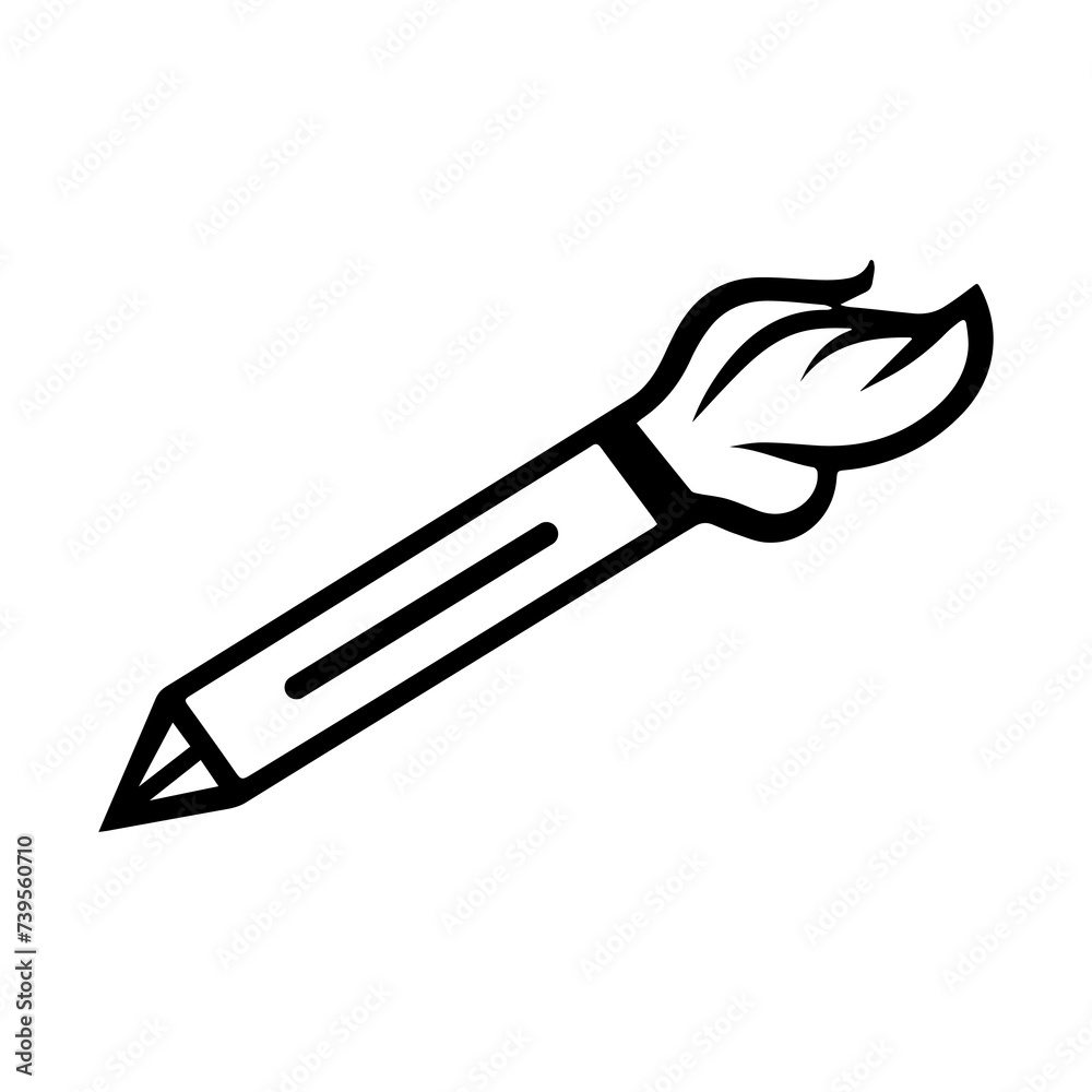 Obraz premium Flat icon simple black pencil icon on white background. One high quality pencil line symbol for web or mobile app design. Pencil line markings for design logos, visiting cards, etc.