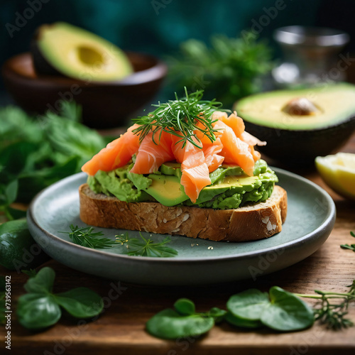 Green Goddess Avocado Toast with Smoked Salmon - A Heavenly Brunch Delight