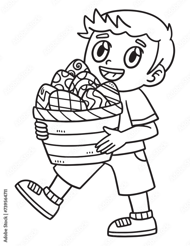 Easter Egg Coloring Fun: Cute Chicks & Bunnies
