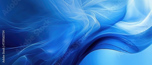 abstract blue background with smooth lines