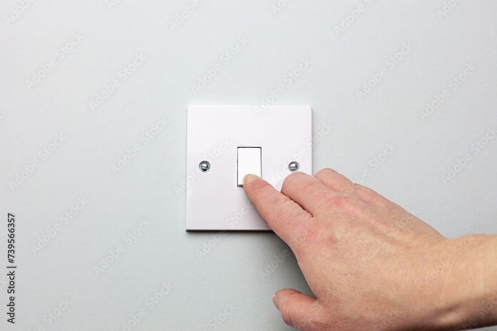 light switch on the wall light switch on the wall