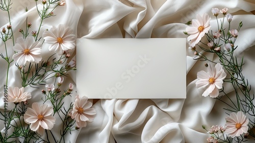 White Sheet With Pink Flowers