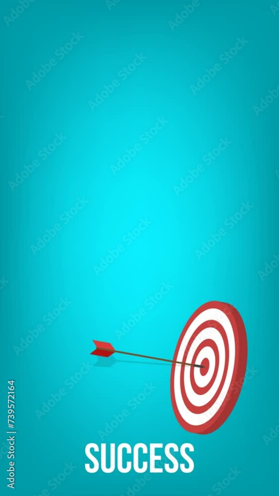 Target and arrow. Success concept.
Target and arrow. Success concept.