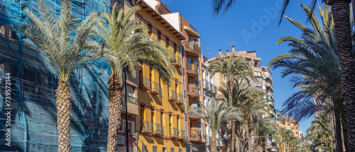 Alicante  Spain - January 5 2024  A historic Mediterranean city in south Spain 